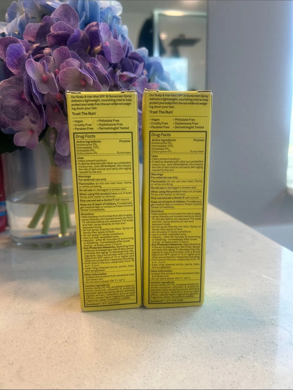 NEW Sun Bum Scalp & Hair Mist SPF 30 - 2-Pack (2 fl oz each) - *Expired 2025*